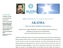 Tablet Screenshot of akatha.com